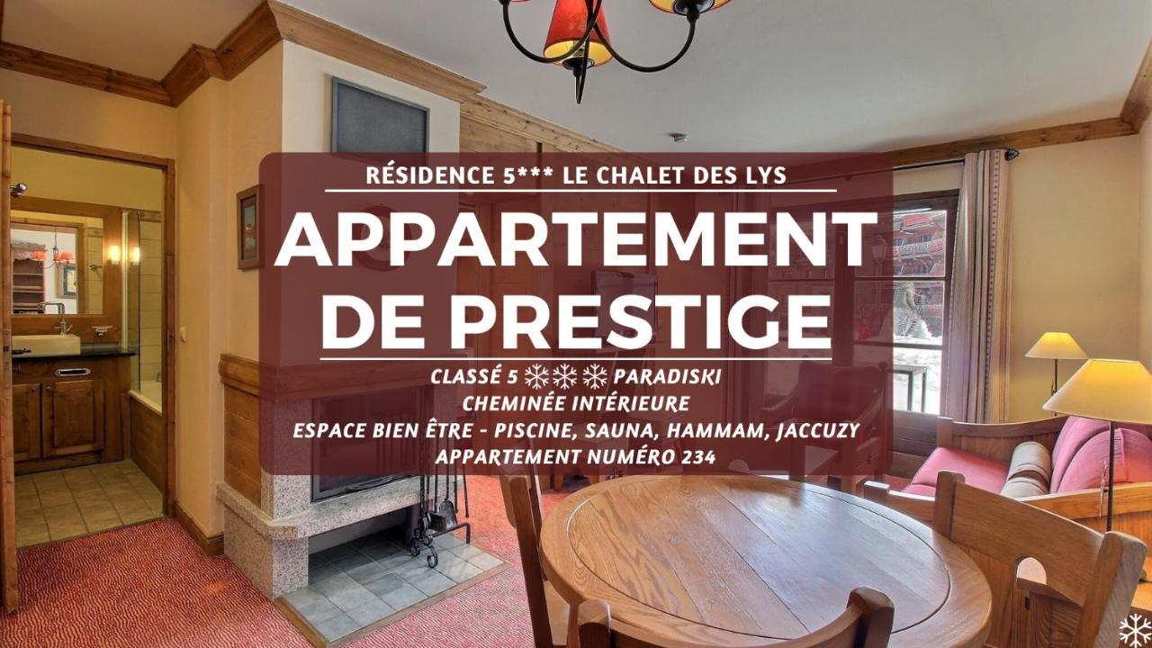 Arc 1950 - Suite De Prestige - Cheminee Interieur Les Arcs  Luaran gambar